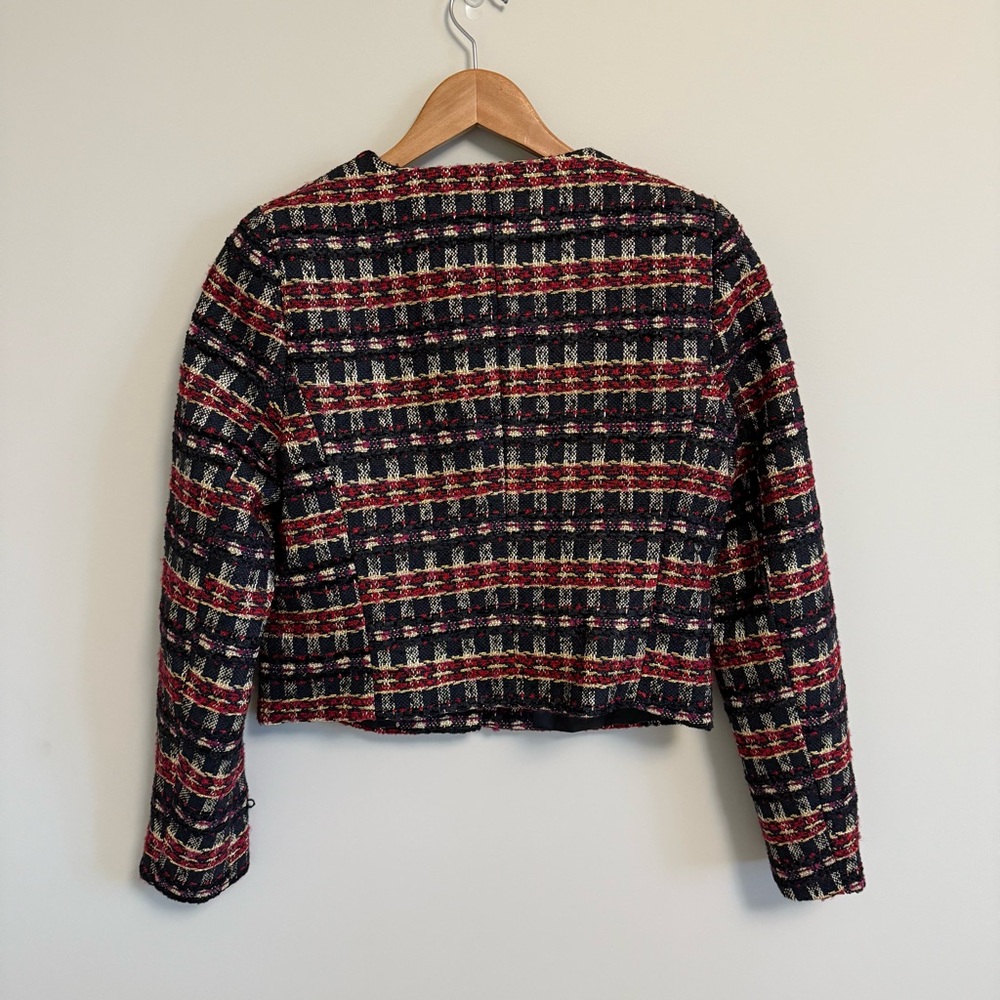 HOUSE OF HARLOW 1960 CROPPED TWEED JACKET - Picture 7 of 7